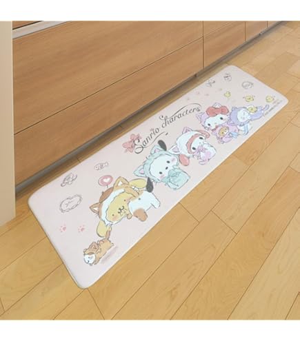 Amazon｜キッチンマット ハローキティ 台所マット 玄関マット 2枚